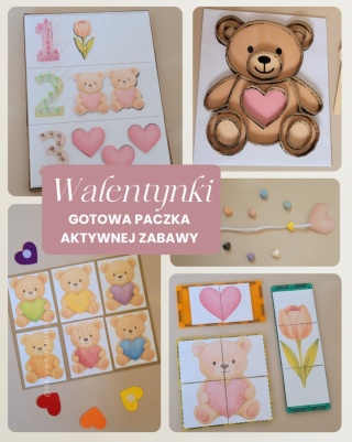 Gotowa Paczka Aktywnej Zabawy WALENTYNKI