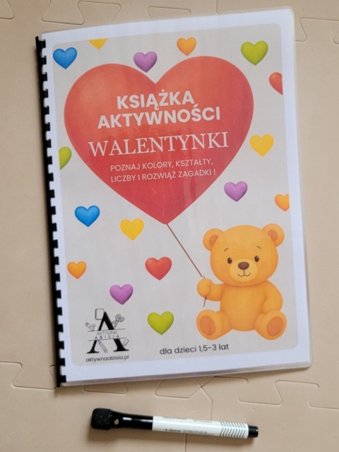 Książka aktywnośći Walentynki